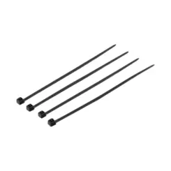Abracadeira Nylon 200x2,5mm 100un Preta Foxlux