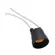 Bocal Pendente com Rabicho Plastico Preto Foxlux