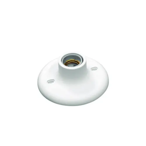 Plafon De Plastico Bocal De Porcelana E27 Foxlux