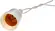Bocal Pendente com Rabicho Plastico Branco Foxlux