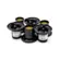Bocal Termoplastico Fixo de Teto Preto Foxlux