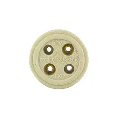 Tomada Porcelana Polarizada 30A 2 Polos Foxlux