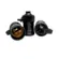 Bocal Pendente com Chave Plastico Preto Foxlux