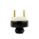 Pino Polarizado De Porcelana 20A 2 Polos FX16 Preto Foxlux