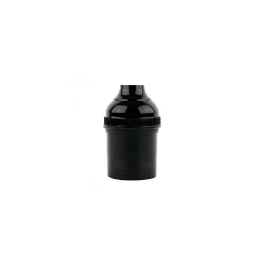 Bocal Pendente E27 S/Chave Baquelite Preto Foxlux