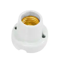 Bocal de Porcelana Fixo para Teto E27 Foxlux