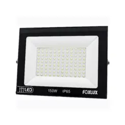 Refletor Led 150W 6500K IP65 Bivolt Preto Foxlux