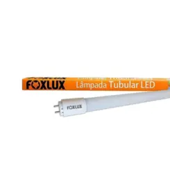 Lampada Led Tubular 9W 3000K Bivolt Vidro Foxlux