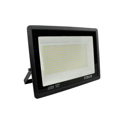 Refletor Led 300W 6500K IP65 Preto Bivolt Foxlux