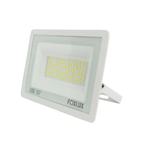 Refletor Led 100W 6500K IP65 Branco Foxlux