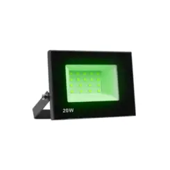 Refletor Led 20W Verde IP65 Bivolt Foxlux