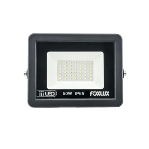 Refletor Led 50W 6500K IP65 Preto Bivolt Foxlux