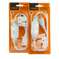 Kit Driver Plug Para Fita Led 220V Foxlux