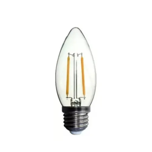 Lampada Filamento B35 Vela 2W E27 Bivolt Foxlux
