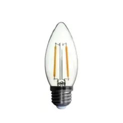 Lampada Filamento B35 Vela 2W E27 Bivolt Foxlux