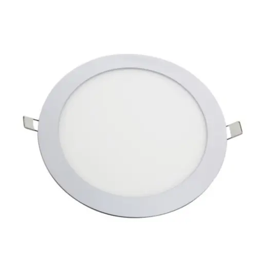 Painel Led Embutir 18W Redondo 22x22 3000K Bivolt FoxLux
