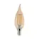 Lampada Led Filamento Vela Chama Ambar BA035 2W E14 220V Foxlux