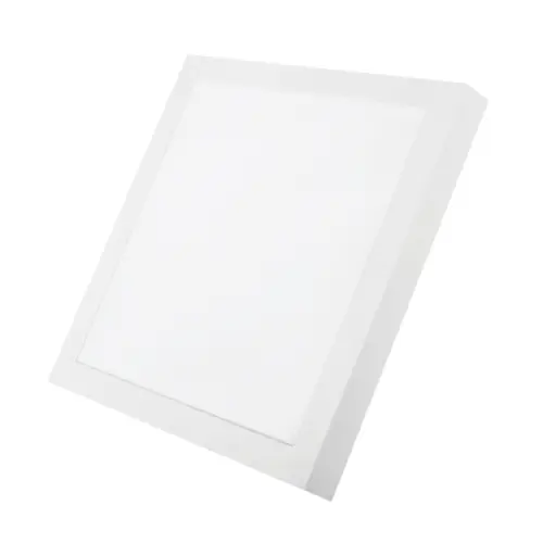 Painel Led Sobrepor 18W Quadrado 20,4x20,4 3000K FoxLux