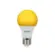 Lampada Led Bulbo 7W Amarela E27 Bivolt Foxlux
