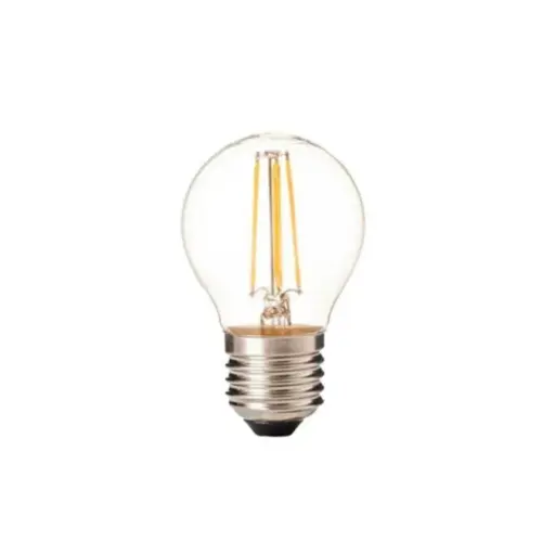 Lampada Filamento G45 Bolinha 2W E27 Bivolt Foxlux