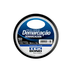Fita De Demarcacao 48mmX15m Preta Tekbond