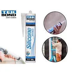 Silicone Acetico Branco 280g Tekbond