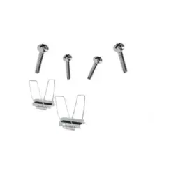 Kit Fixacao E Acabamento Branco Perfil Embutir Luminatti