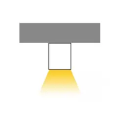 Perfil Sobrepor Branco Difusor Branco 1M Luminatti