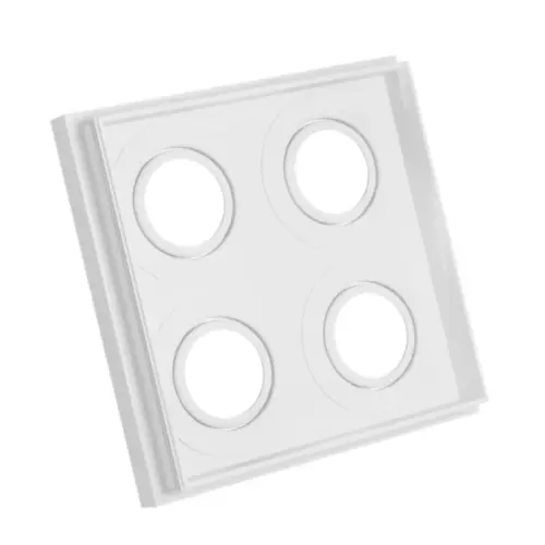 Spot No Frame Recuado Quadrado 4 Ar70 Branco Luminatti