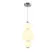 Pendente Bubble 3P Led 12W Opalino Cromado Orluce