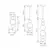 Pendente Bubble 3P Led 12W Opalino Cromado Orluce