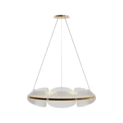 Pendente Pessali 38W Led Dourado 3000K Orluce