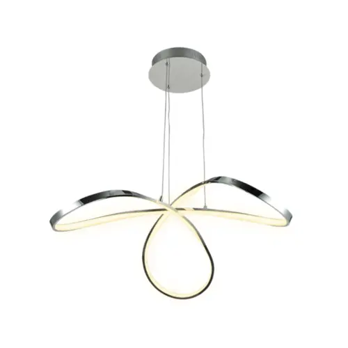 Pendente Wing Led 32W 3000K Cromado Orluce