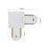 Conector ( L ) Para TrIlhos Sobrepor Branco Luminatti
