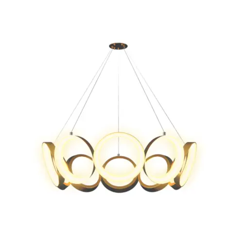 Pendente Traccia 24W Led Dourado 3000K Orluce