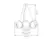Pendente Traccia 24W Led Dourado 3000K Orluce