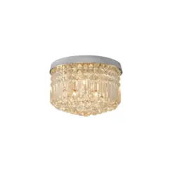 Plafon Matita 6Xg9 OR1777 Cromado Ambar 40cm Orluce