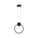 Pendente King lll 12W Led Dourado 3000K OR1762 Preto Orluce