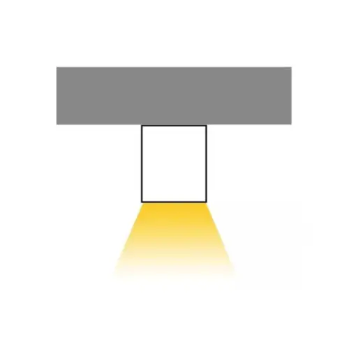Perfil Sobrepor Preto Difusor Branco 2M Luminatti