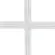Conector ( X ) Para TrIlhos Sobrepor Branco Luminatti