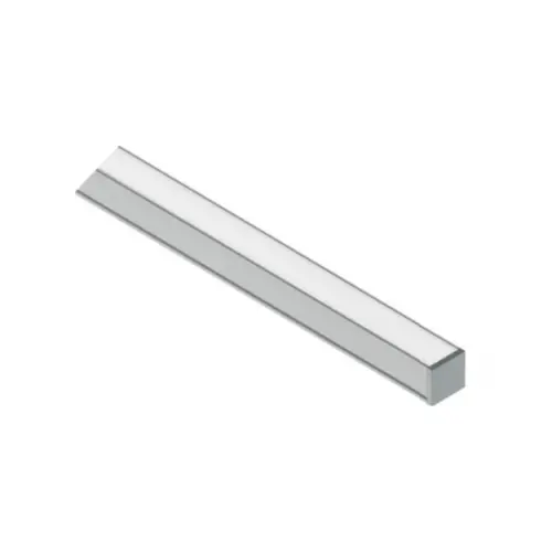 Perfil Sobrepor Branco Difusor Branco 2M Luminatti