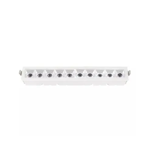 Luminaria De Led 10 Spots De Embutir 20W 3000K Branco Luminatti