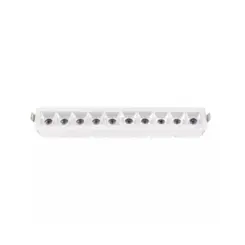 Luminaria De Led 10 Spots De Embutir 20W 3000K Branco Luminatti