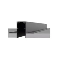 Perfil De Sobrepor Modular Preto 3M Luminatti