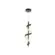 Pendente Ema 12W Led Preto 3000K Orluce