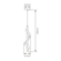 Pendente Ema 12W Led Preto 3000K Orluce