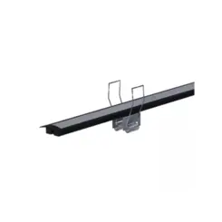 Perfil Embutir Preto Difusor Branco 3M Luminatti