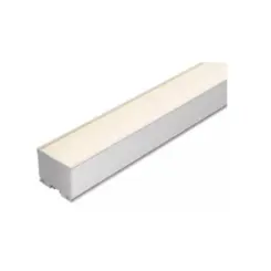 Perfil De Sobrepor Branco Difusor Branco 2M Luminatti