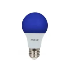 Lampada Led Bulbo 7W Azul E27 Bivolt Foxlux