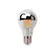 Lampada Led Bulbo Filamento Defletora Cromada 4W Luz Ambar Bivolt Luminatti